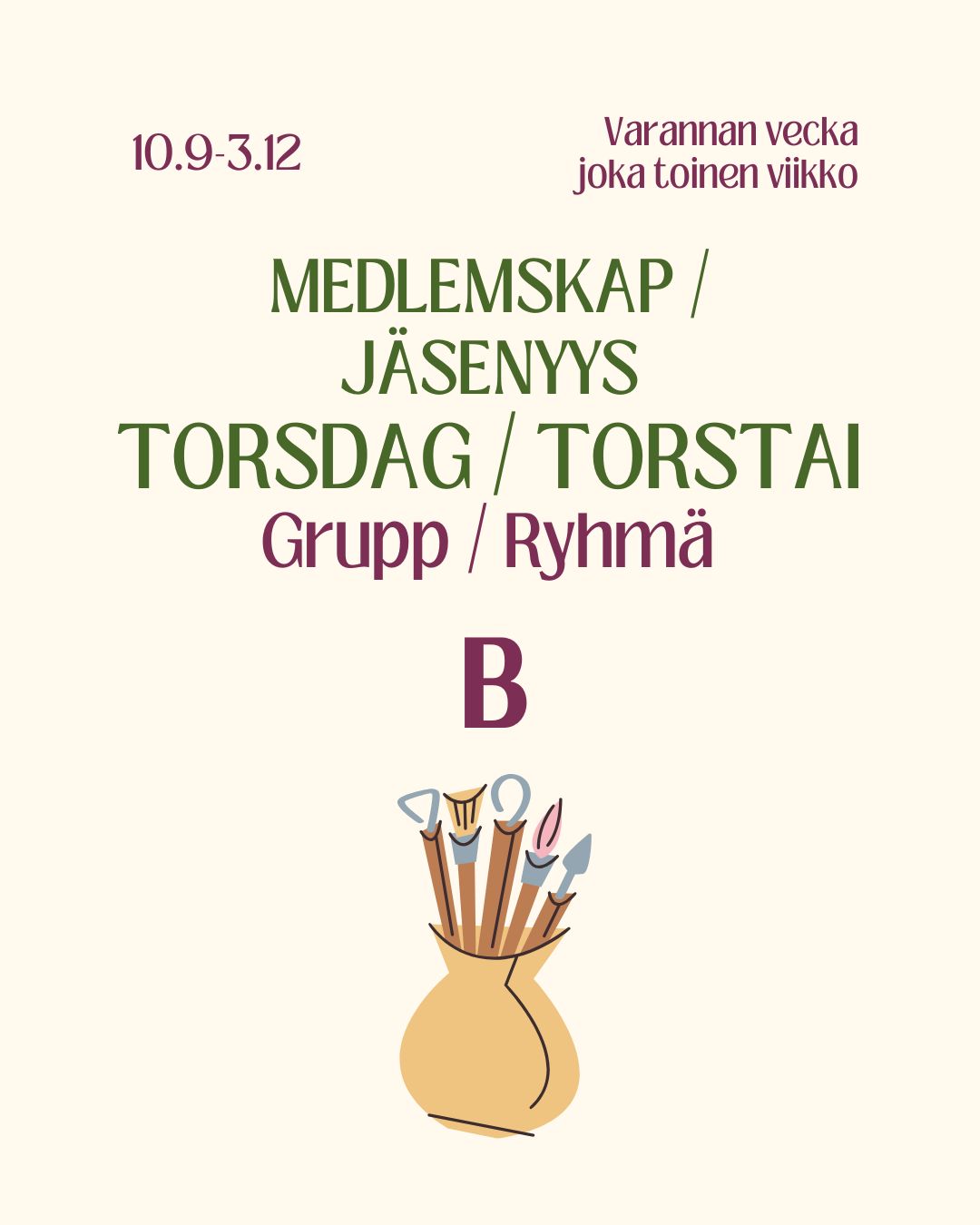 Torsdagskväll kl. 14:00 – 20:00