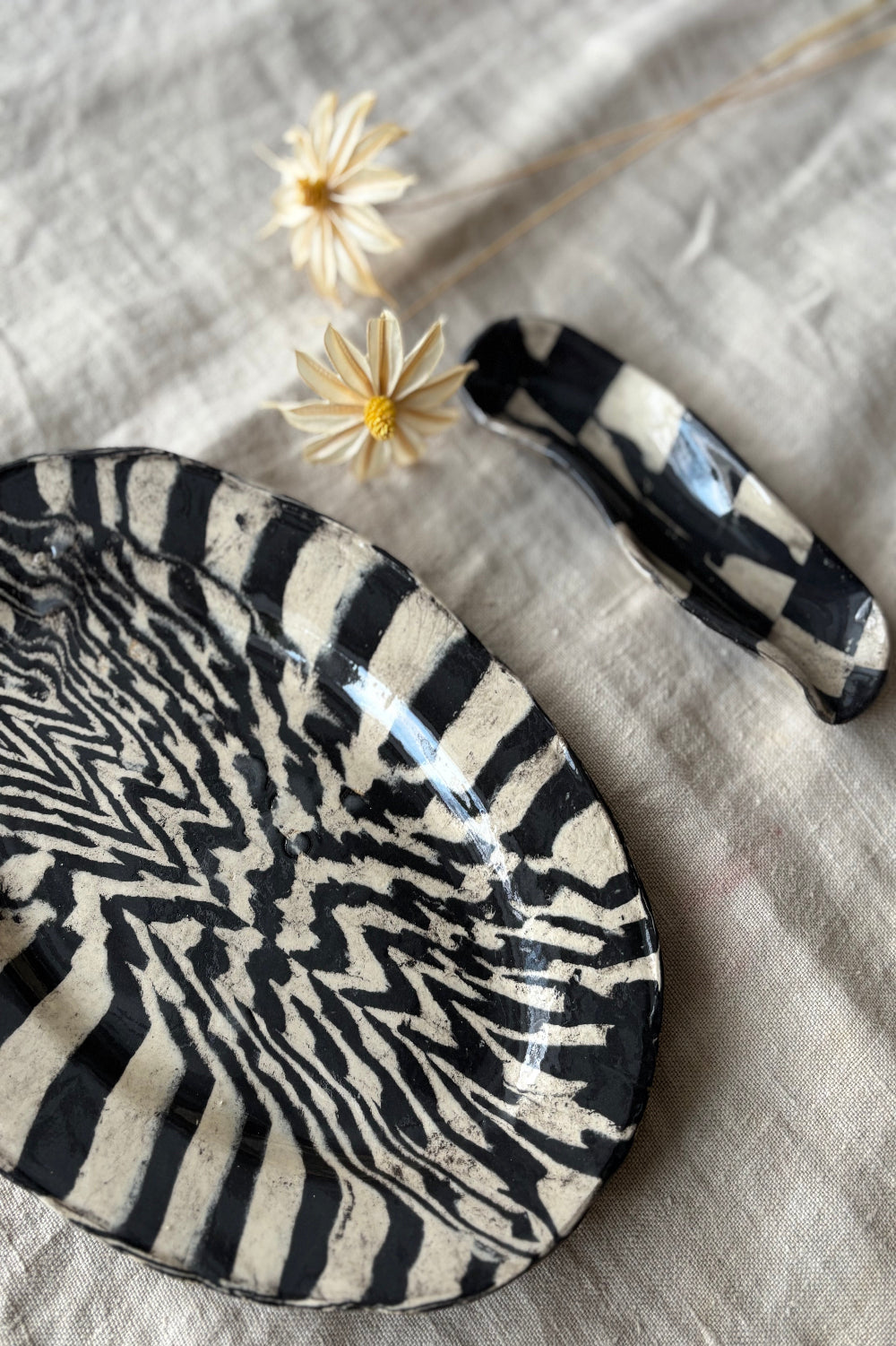 Nerikomi-tekniikka keramiikka Leera-studiossa