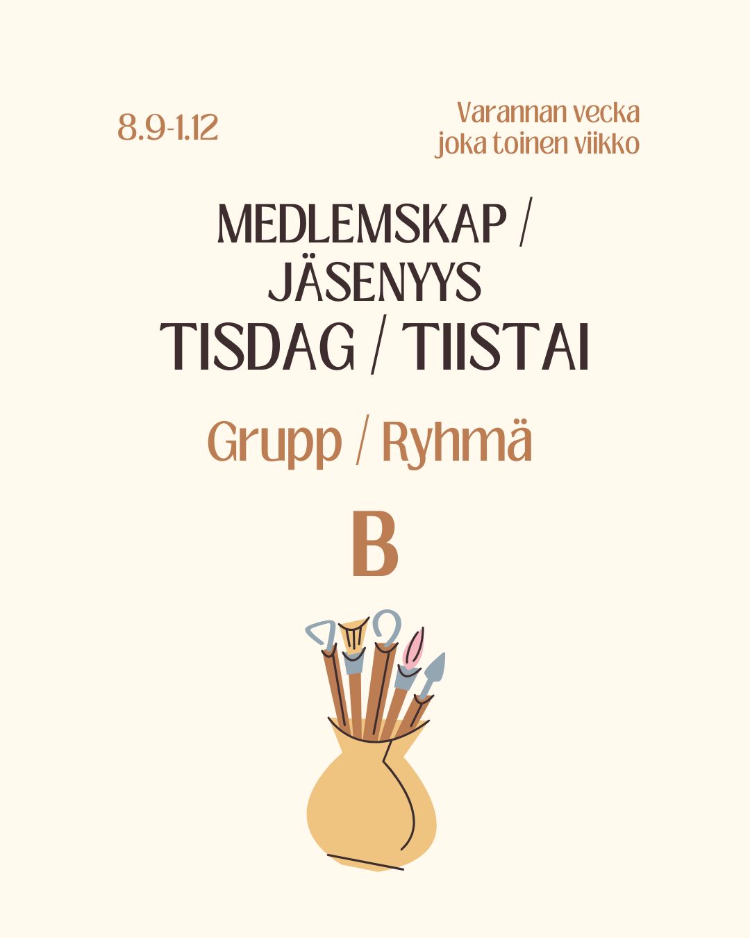 Tisdagskväll kl. 14:00 – 20:00